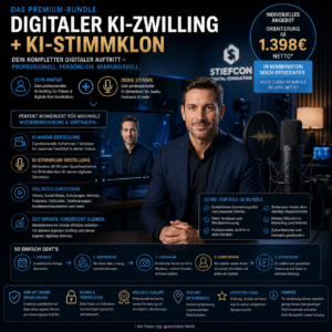 Digitaler KI-Zwilling + KI-Stimmklon: Professioneller Avatar mit eigener Stimme